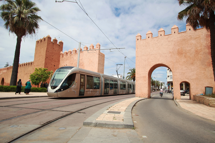 le tramway à Salé