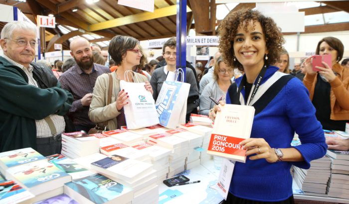 Leïla Slimani à la Foire du livre de Brive-la-Gaillarde en 2016