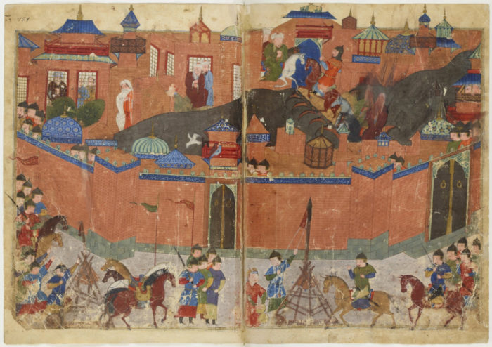 Bagdad attaquée par les Mongols