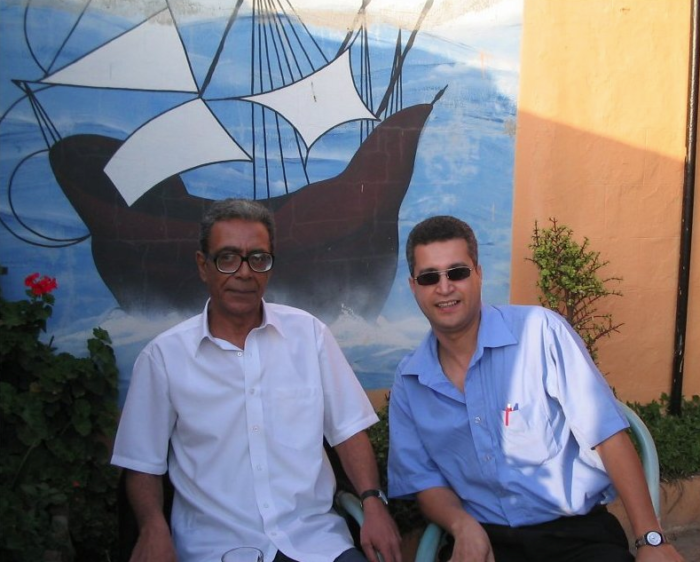 Abdellah Baida (d.) et Mohamed Leftah (g.)